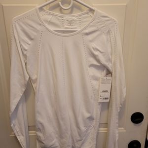 Athleta Long Sleeve White Shirt